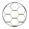 Black Metal Round 7 Shelves Wall Shelf 28" x 5" x 28"